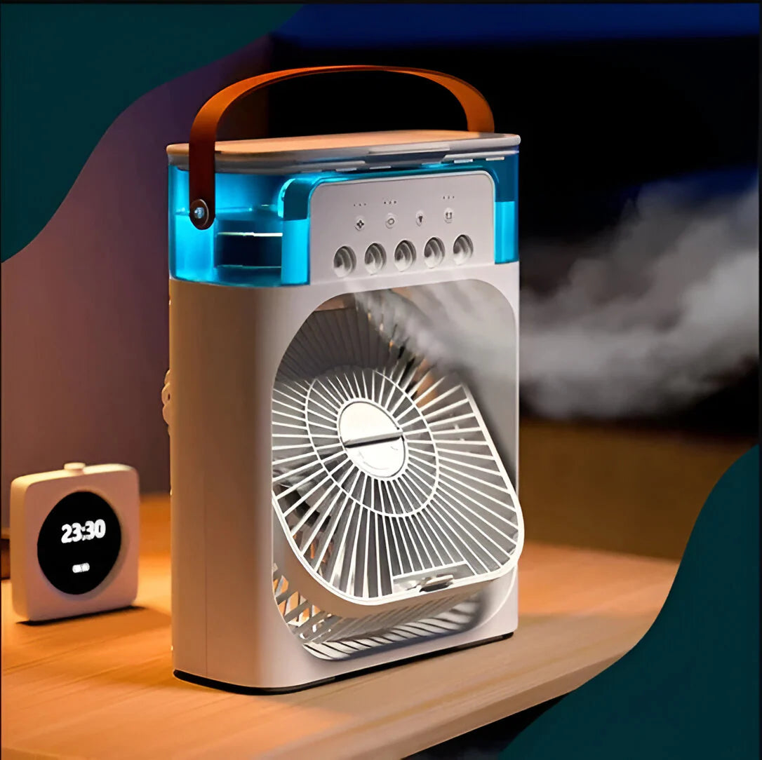 Mini Abanico Aire Acondicionado Portátil con hielo