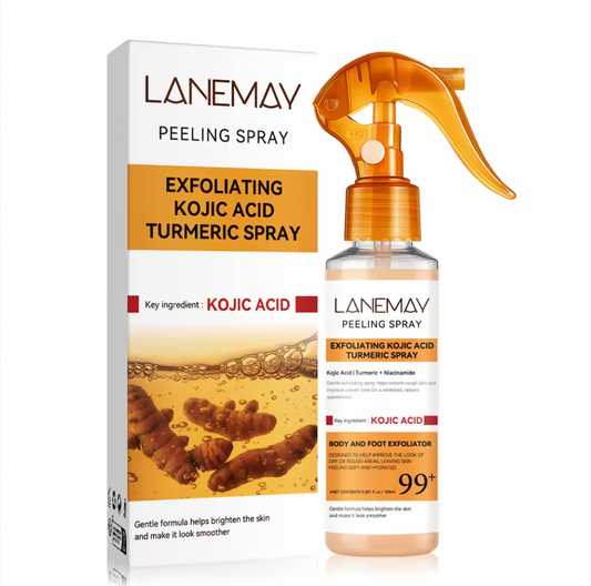 Spray Exfoliante Aclarante para Zonas Oscuras - Reduce Zonas Oscuras y Suaviza la Piel