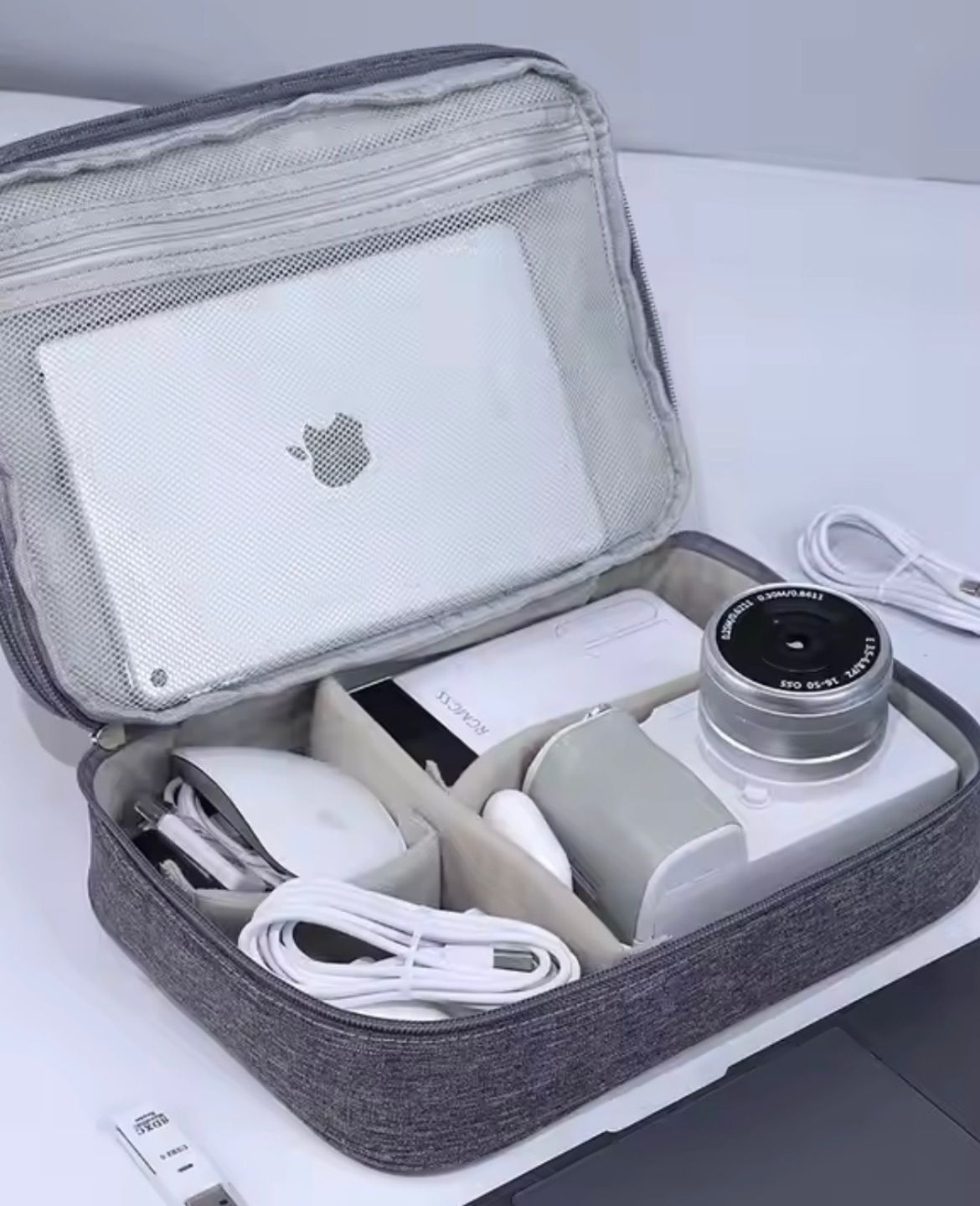 Estuche de viaje con 3 capas!