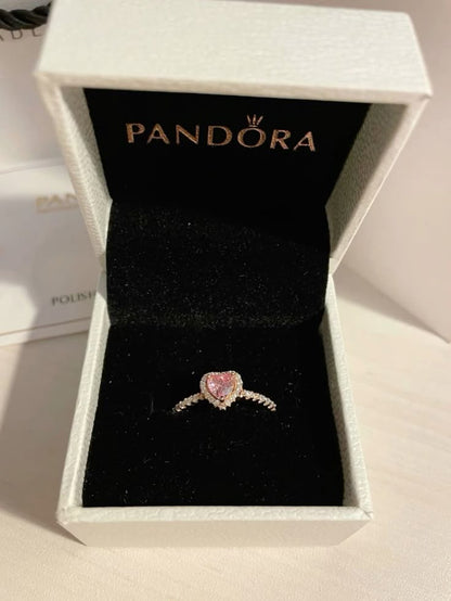 🎁 💖 Anillos Pandora Originales con Forma de Corazón – El Regalo que Habla desde el Corazón 💖