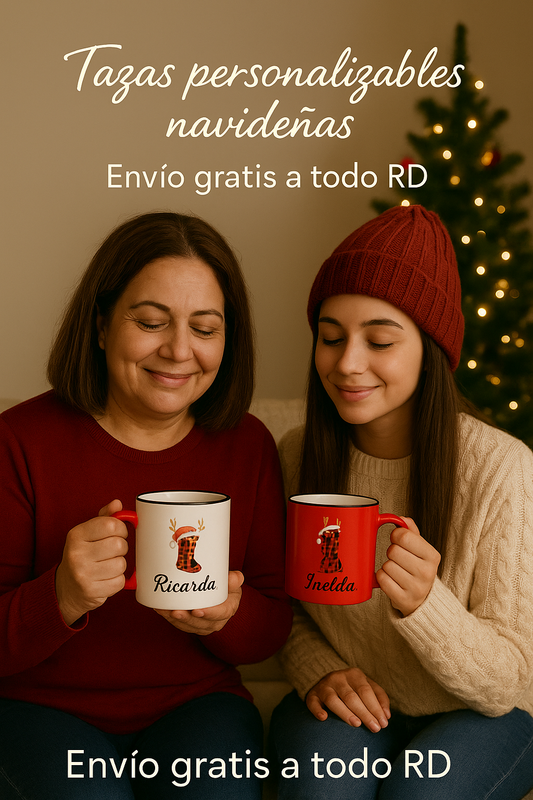 🎄 Tazas Navideñas Personalizadas